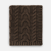 Плед Hygge, коричневый