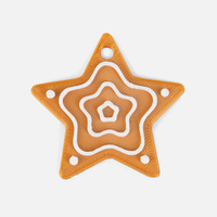 Мини-подвеска «Пряник», звездочка