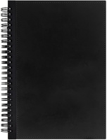 Ежедневник Notera Maxi, недатированный, черный