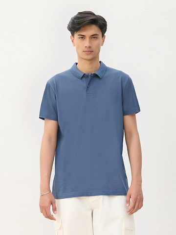 Рубашка поло унисекс Pulse, сиреневая - рис 5.