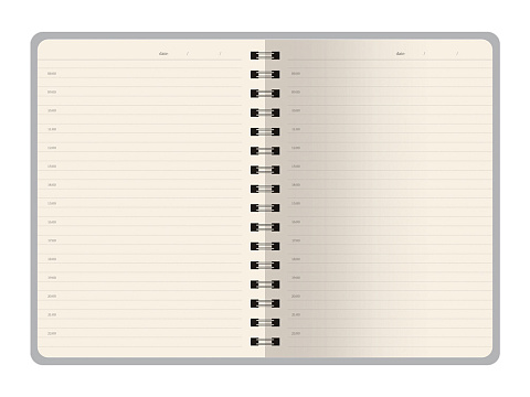 Ежедневник недатированный на гребне А5 Pragmatic, темно-зеленый - рис 7.