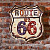 Светящаяся вывеска "Route 66" - миниатюра - рис 2.