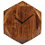 Настенные часы в деревянном корпусе - миниатюра