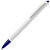 Ручка шариковая Tick, белая с синим - миниатюра