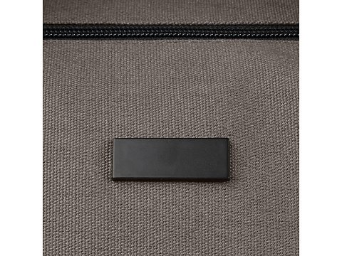 Спортивная сумка Joey из брезента, переработанного по стандарту GRS, объемом 25 л, серый - рис 5.