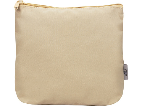 Косметичка из полиэстера 300D с подкладкой Amalia, бежевый - рис 2.