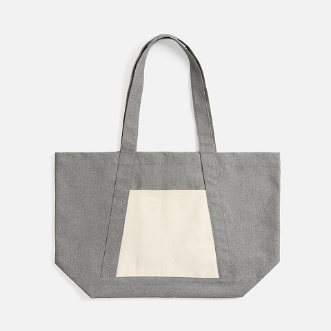 Шопер Shophop, серый с неокрашенным - рис 4.