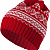 Новогодняя шапка Теплая зима (красная) - миниатюра