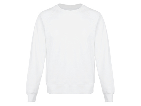 Свитшот оверсайз с рукавом реглан Belgrade, унисекс, белый