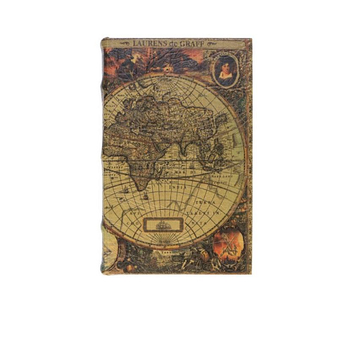 Деревянная коробка "Карта мира" (19х30 см) - рис 2.