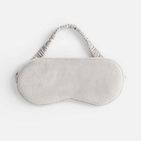 Двухстороняя маска для сна Veluto, серая - рис 3.