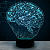 3D светильник Мозг (Нейронные сети) - миниатюра - рис 2.