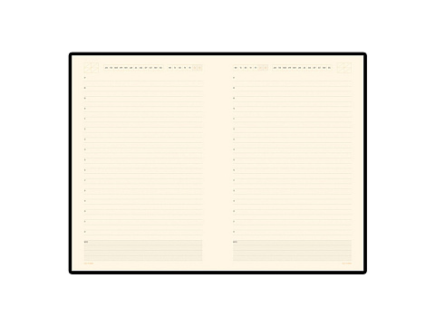 Ежедневник А5 недатированный Monaco, красный - рис 2.