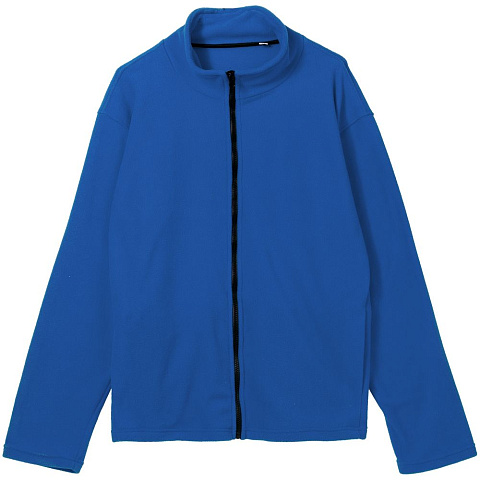 Куртка флисовая унисекс Manakin, ярко-синяя - рис 2.