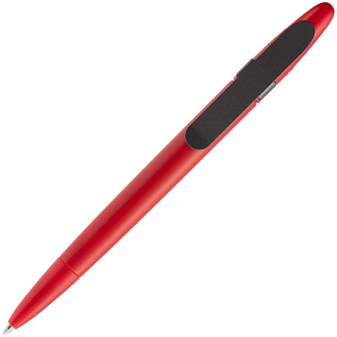 Ручка шариковая Prodir DS5 TSM Metal Clip, красная с серым - рис 5.