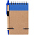 Блокнот на кольцах Eco Note с ручкой, синий - миниатюра - рис 3.