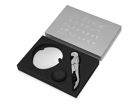 Набор аксессуаров для вина Nigota, серебристый - рис 2.