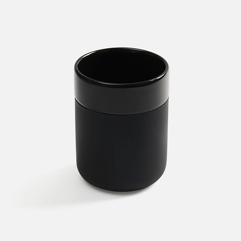 Кружка Nabo с силиконовым держателем, черная - рис 3.