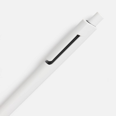 Ручка шариковая Dominanta, белая с черным - рис 5.