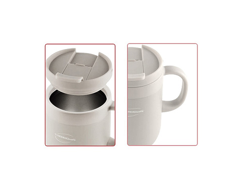 Термокружка из нерж. стали тм THERMOcafe TCCM-460SY (WGY) 0,46L - рис 4.