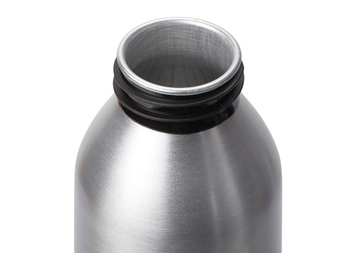 Алюминиевая бутылка для воды с ручкой Plain Alu, 650 мл, серебристый - рис 2.