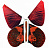 Летающая бабочка в открытку - миниатюра - рис 3.