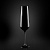 Набор бокалов для шампанского из черного и белого стекла (4 шт) - миниатюра - рис 4.