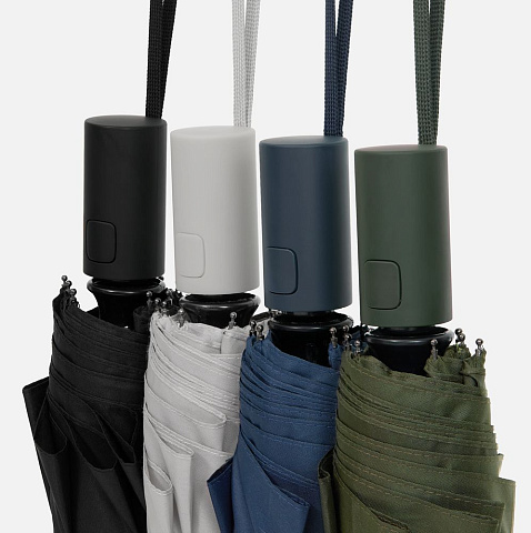 Зонт складной Cloudex, светло-серый - рис 9.