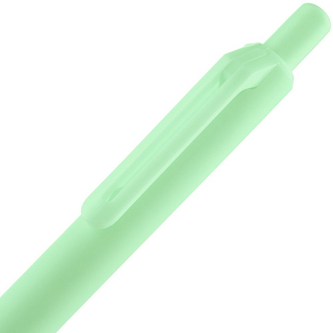 Ручка шариковая Cursive Soft Touch, зеленая - рис 6.