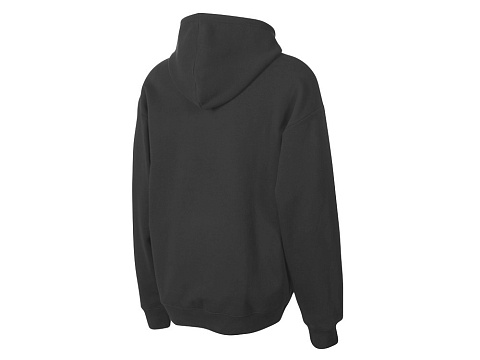 Толстовка с капюшоном оверсайз Berlin унисекс, темно-серый - рис 8.