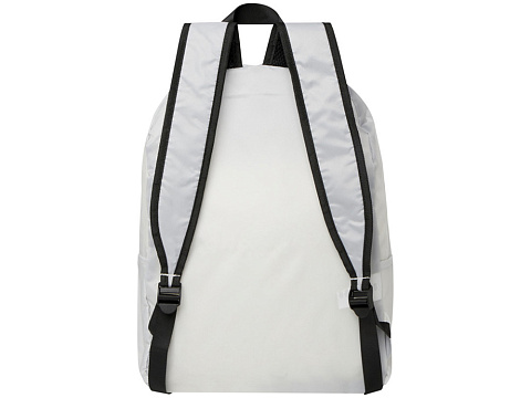 Складной рюкзак EcoFold объемом 15 л из переработанного ПЭТ-пластика - Белый - рис 3.