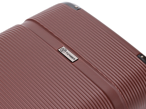 Чемодан TORBER Onego, бордовый, ABS-пластик, 59,5 х 39,5 х 24 см, 46 л - рис 10.