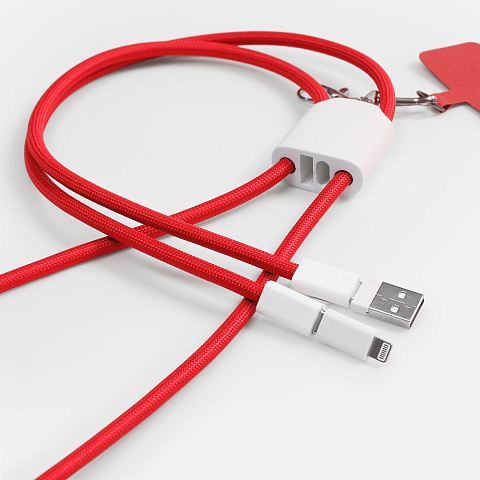 Кабель-ланьярд energyFlex Pro, красный - рис 6.