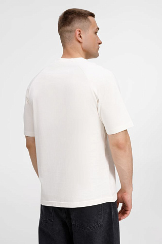 Футболка оверсайз унисекс Avenu, молочно-белая - рис 8.