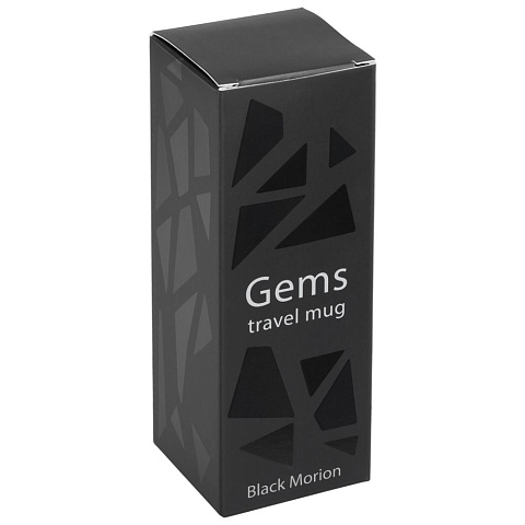 Термостакан Gems Black Morion, черный морион - рис 7.
