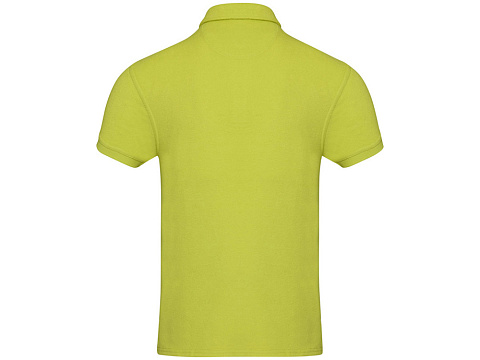 Рубашка поло унисекс Akoya из переработанного махрового материала - Лайм - рис 7.
