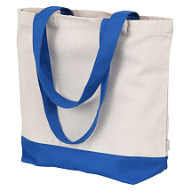 Сумка для шоппинга Cotton из переработанного хлопка 280 г, синий