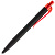 Ручка шариковая Prodir QS01 PRT-P Soft Touch, черная с красным - миниатюра - рис 4.