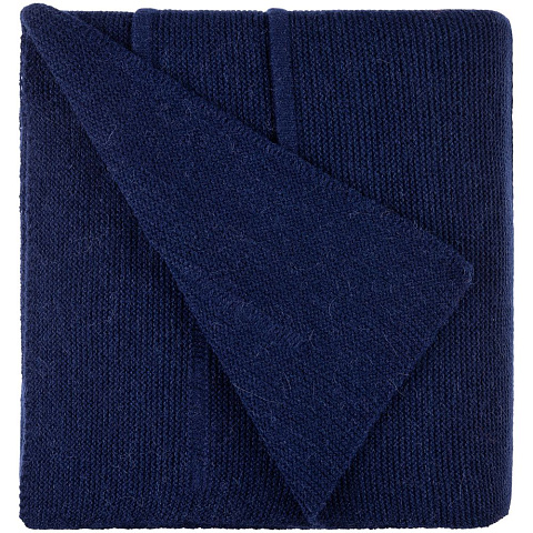 Плед Nessona Alpaca, темно-синий - рис 4.