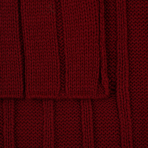 Плед Tressa, темно-красный - рис 4.