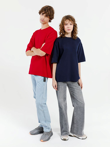 Джемпер с коротким рукавом Siluetti Volumica, темно-синий - рис 12.