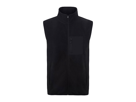Жилет флисовый Trondheim унисекс, черный - рис 10.