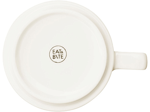 Набор чашка с бамбуковым блюдцем Sheffield, белый - рис 3.