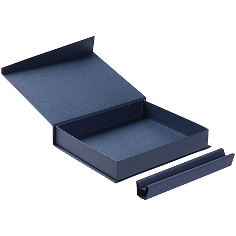 Коробка Duo под ежедневник и ручку, синяя - рис 3.
