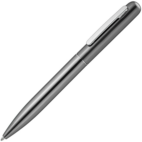 Ручка шариковая Scribo, серо-стальная - рис 2.