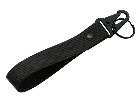 Ремувка Force с усиленным карабином, 2,5 см, черный