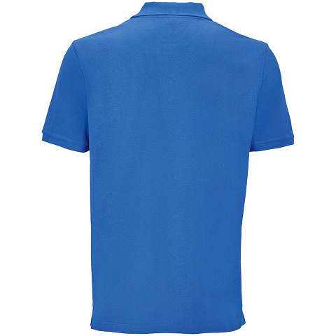 Рубашка поло унисекс Pegase, ярко-синяя (royal) - рис 4.