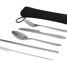 Набор столовых приборов из нержавеющей стали из 5 предметов Sheen - Серебристый