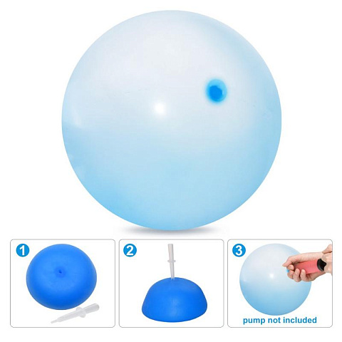 Надувной детский шар мяч 80 см - рис 5.