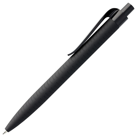 Ручка шариковая Prodir QS03 PRP Tyre Soft Touch, черная - рис 3.